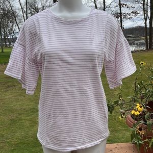 Banana Republic preppy boho top L